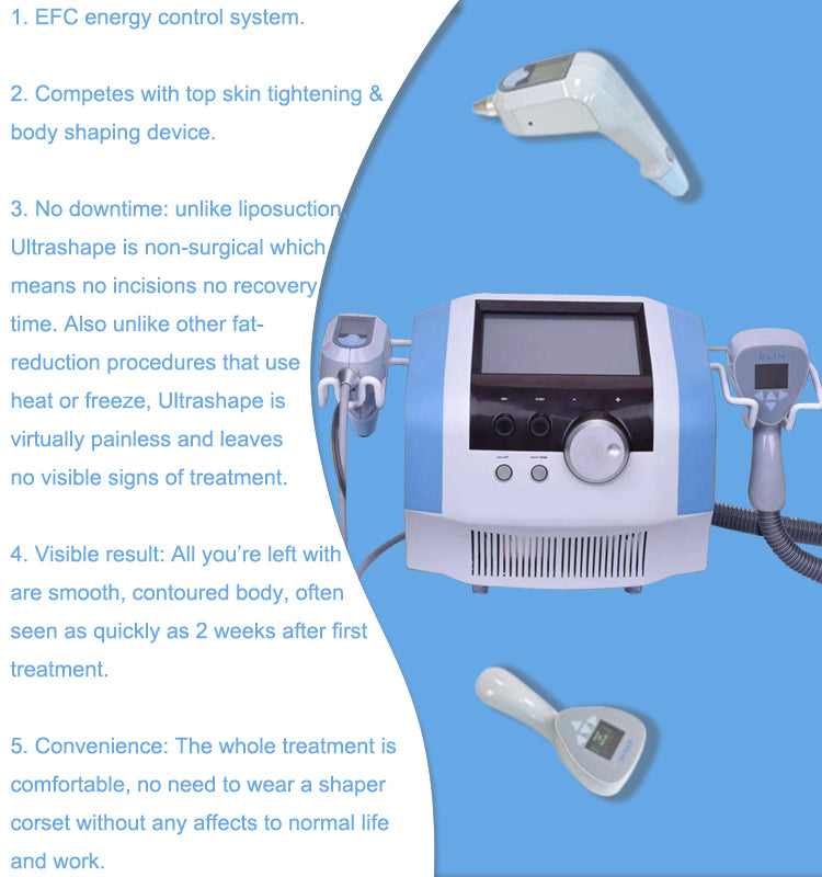 2025 New Monopolar RF Face Skin Rejuvenation & Ultra 2-in-1 360 Body Contouring Machine: Cellulite Reduction & Tightening, Versi