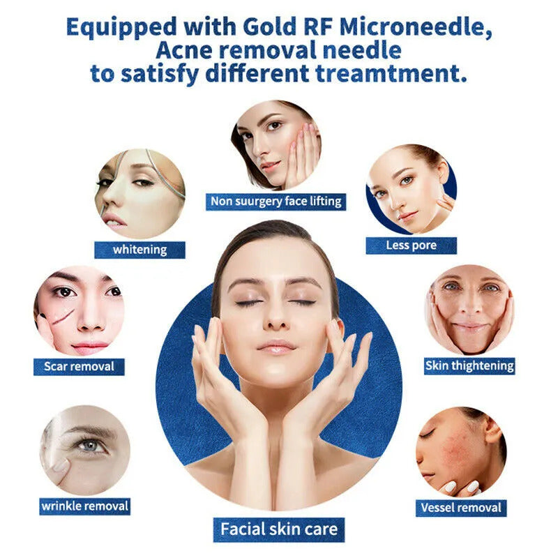 7D High Intensity Focused SMAS Lifting Machine With Microneedle RF Fractional Wrinkle Removal Skin Tighten Acne Treatment Machine