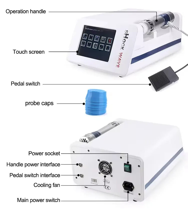 Knee Pain Relief Machine Deep Oscillation Therapy Machine Focused Low Intensity Shockwave For Ed