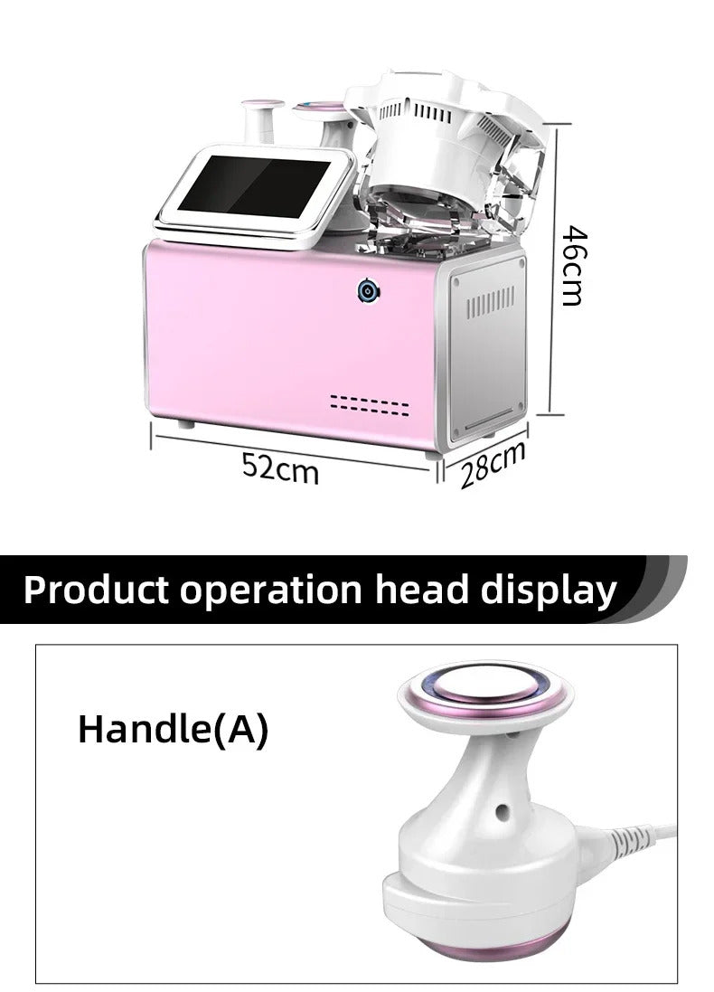 RF Ultrasound Body Vacuum Suction Slimming Shaper Weight Loss Fat Burning Machine Anti-Cellulite V5 Pro 3 in 1 Cavitation System