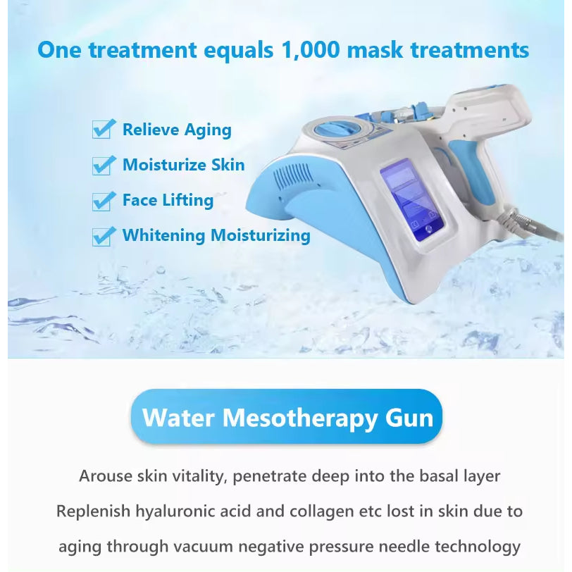 Hotsell Professional Portable Needle PRP meso hair grow wrinkle remover machine With Vacuum Mesotherapy Beauty equipment