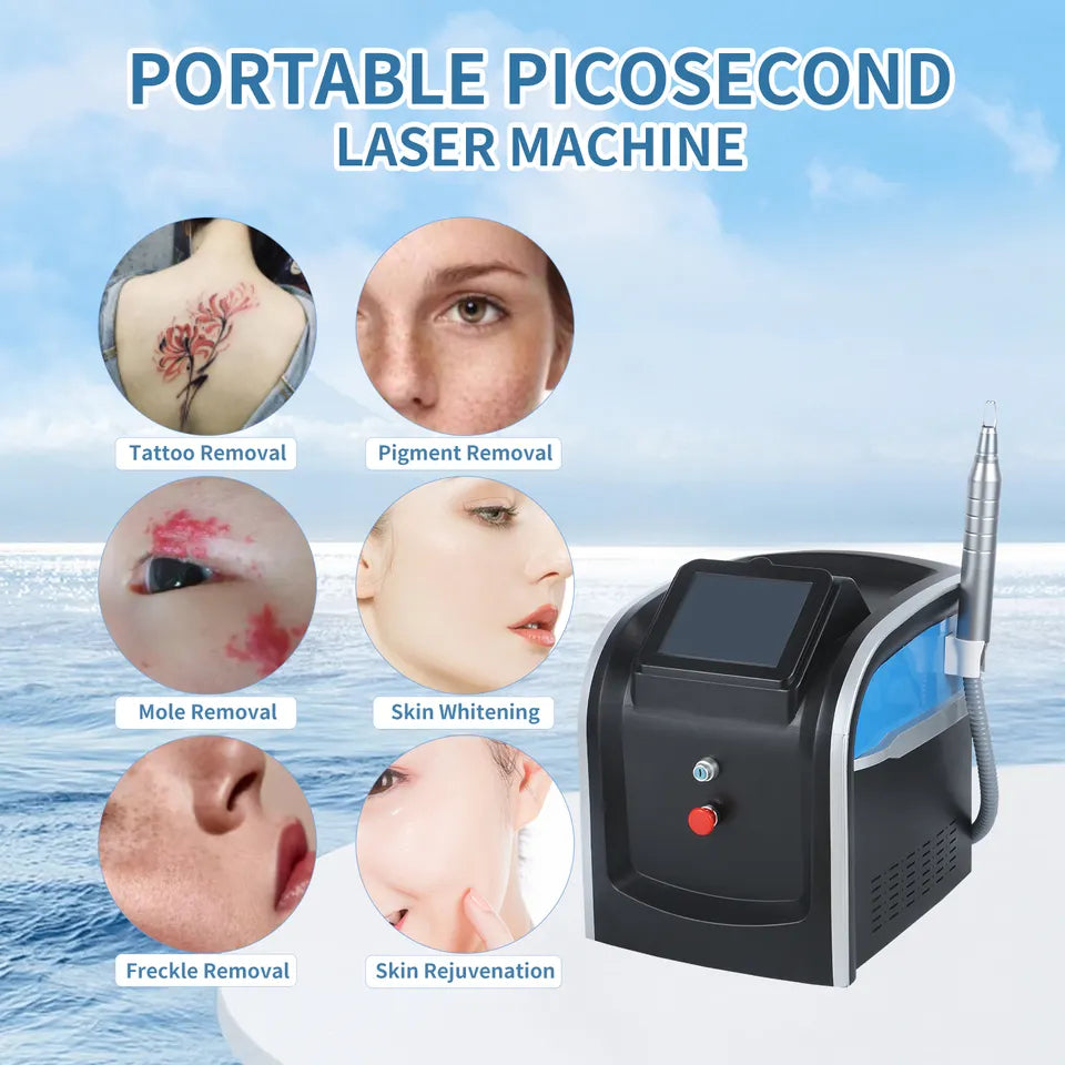 Desktop picosecond laser professional tattoo pigment removal carbon peeling picolaser tattoo All Color Tattoo Removal
