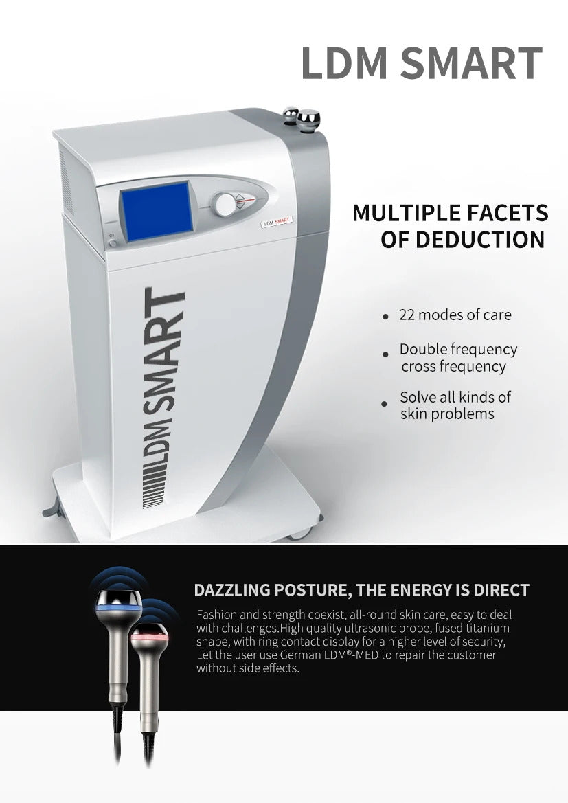 LDM Machine skin rejuvenation machine Local Dynamic Micromassage Ultrasonic beauty machine for Facial anti-aging