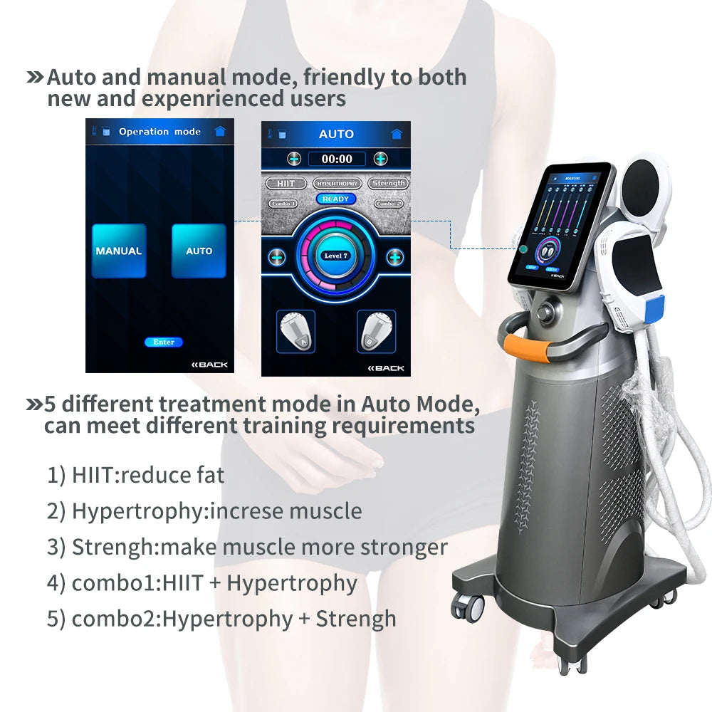 New technology 4 handles ems neo machine for body slimming electromagnetic ems shaping sculpting machine