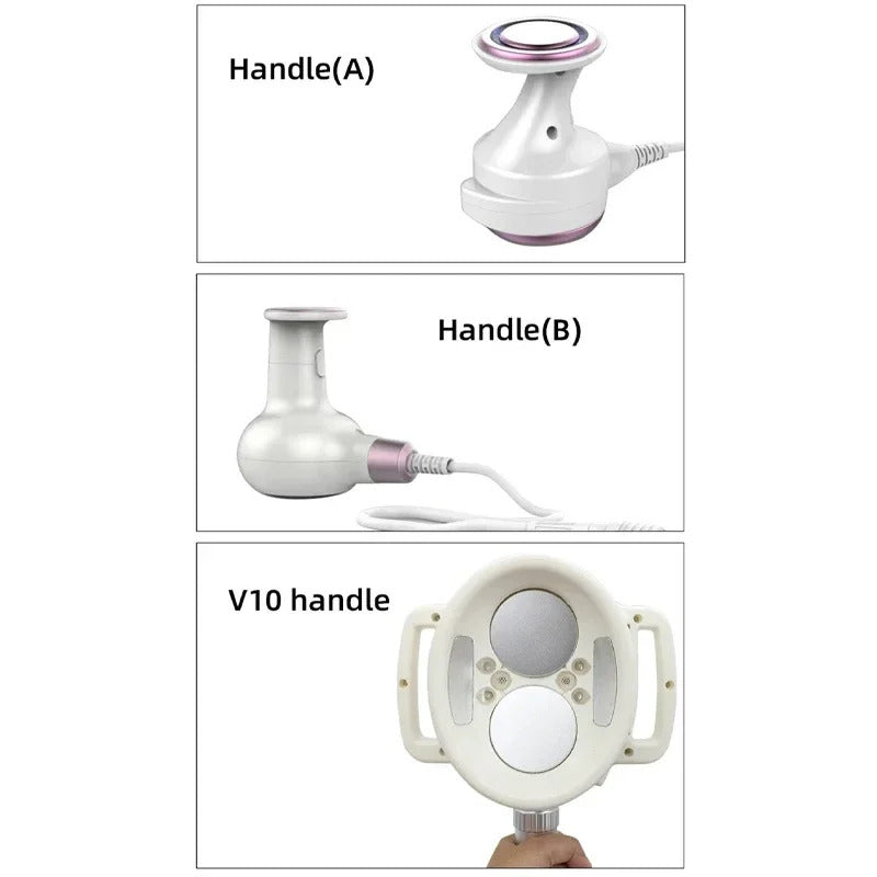RF Ultrasound Body Vacuum Suction Slimming Shaper Weight Loss Fat Burning Machine Anti-Cellulite V5 Pro 3 in 1 Cavitation System
