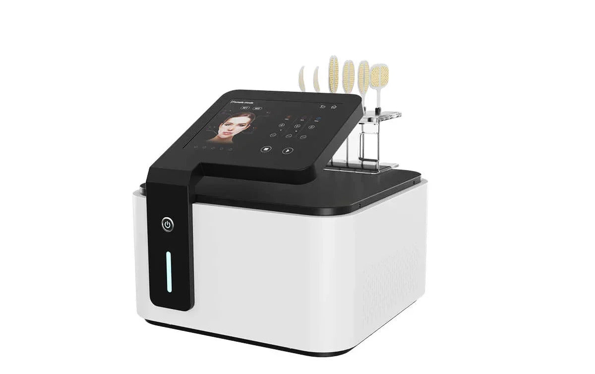Portable RF Facial Electrical Stimulation Anti-Aging Machine - Face Wrinkles Removal Skin Tightening Lifting Device for Home Use