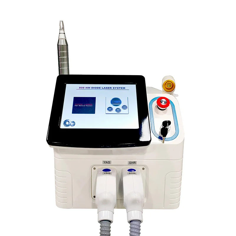 2 handles diode pico laser machine permanent hair removal tattoo freckle removal