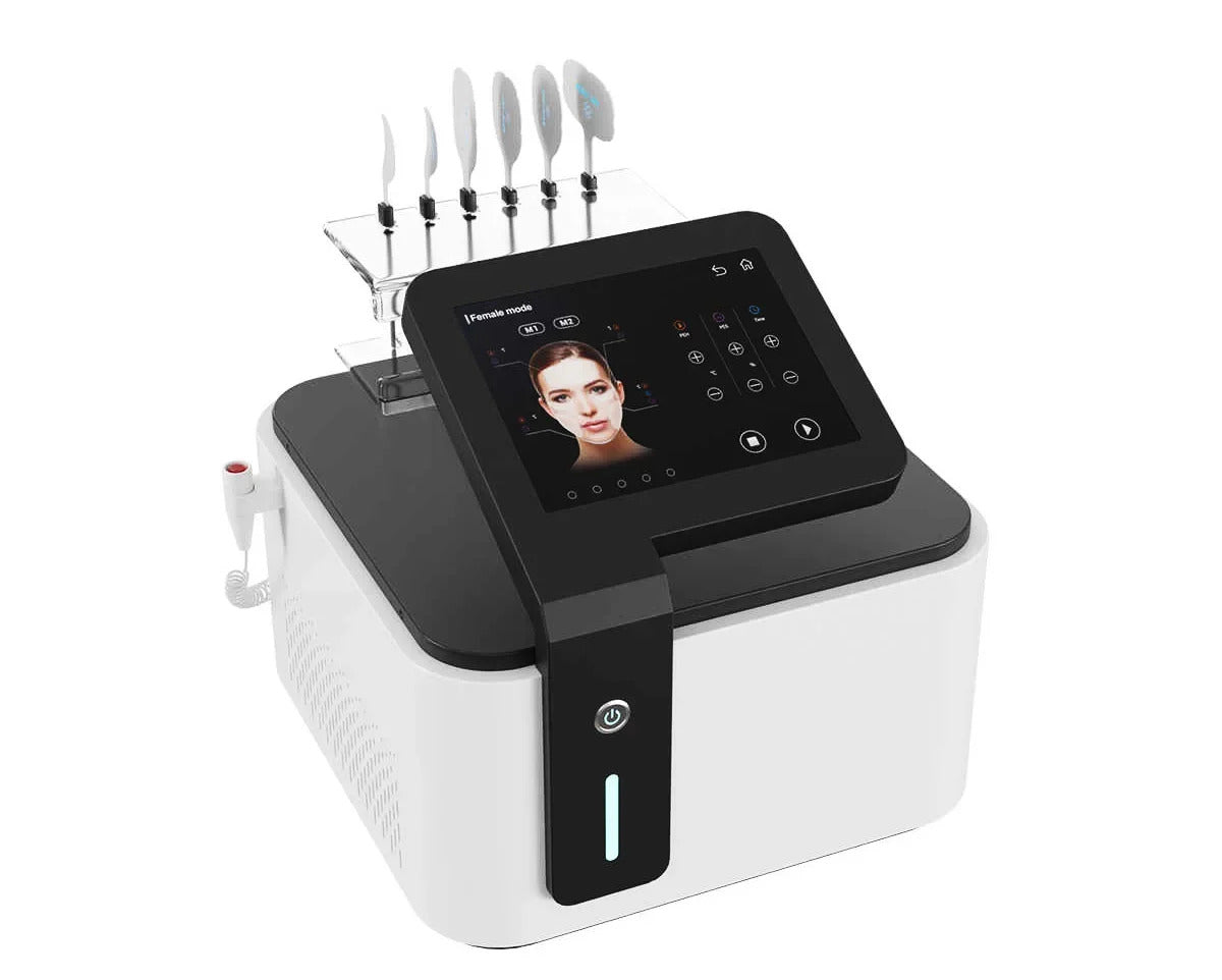 Portable RF Facial Electrical Stimulation Anti-Aging Machine - Face Wrinkles Removal Skin Tightening Lifting Device for Home Use