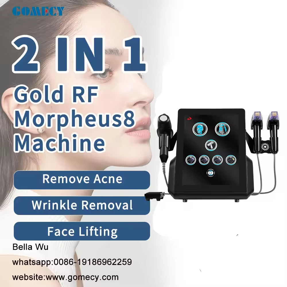 M8 Desktop Microneedl Rf Fractional Rf Microneedle Face Lifting Stretch Mark Disposable Nano Chip Rf Microneedle