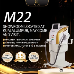 The seventh generation m22 super photon skin rejuvenation instrument imported movement shrinks pores and brightens skin color milk light DPL beauty instrument
