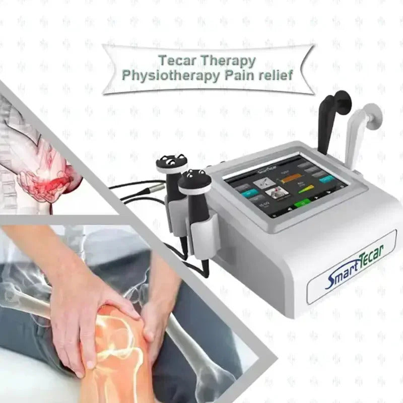 Smart Tecar plus 448 KHZ Portable RF Physiotherapy Machine - Tecar Therapy Hyperthermia for Body Care - Newest Model