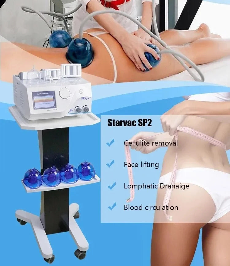 Newest Vacuum Roller Suction Fat Loss Machine SP2 Starvac Breast Enlargement Butt Enlargement Weight Loss Massager Machine