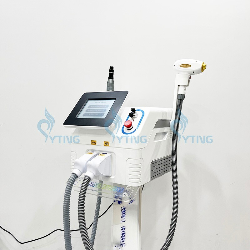 2 handles diode pico laser machine permanent hair removal tattoo freckle removal