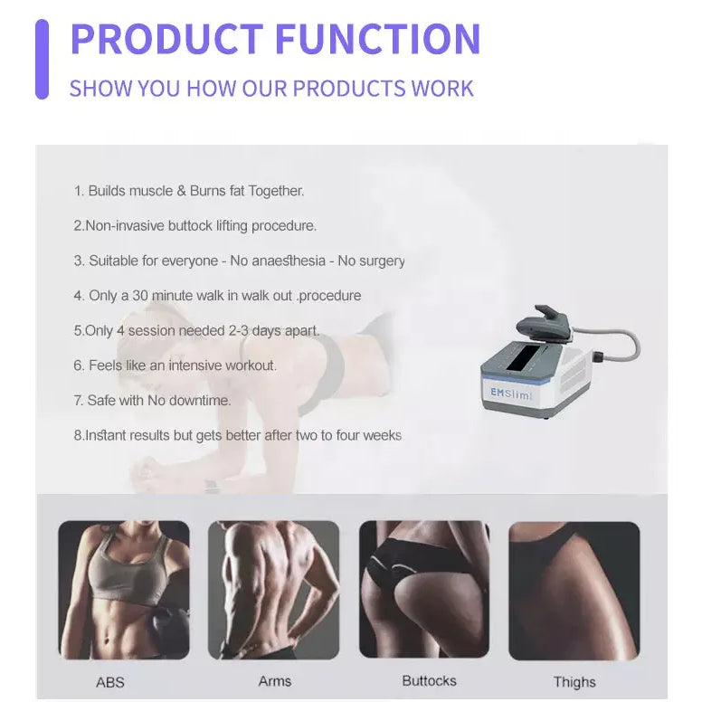 New Ems Muscle Building Fat Reduction Most Powerful Body Contouring Machine Ems Body Slimming Neo Rf Body Slim