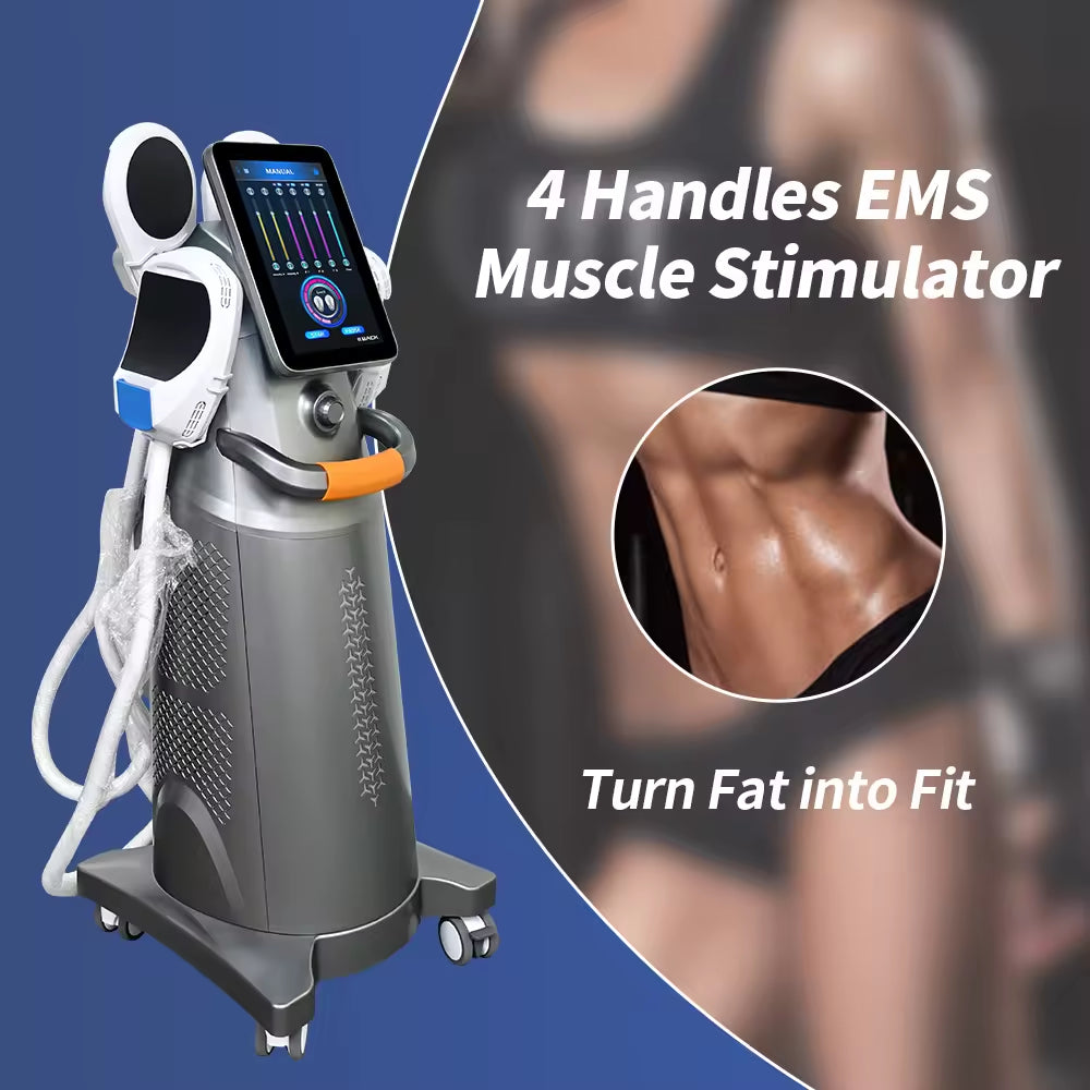 New technology 4 handles ems neo machine for body slimming electromagnetic ems shaping sculpting machine