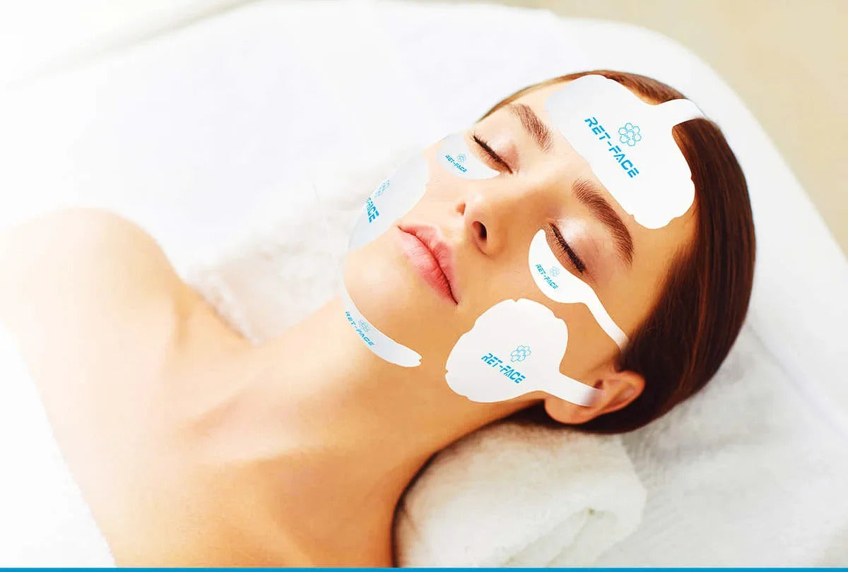 Portable RF Facial Electrical Stimulation Anti-Aging Machine - Face Wrinkles Removal Skin Tightening Lifting Device for Home Use