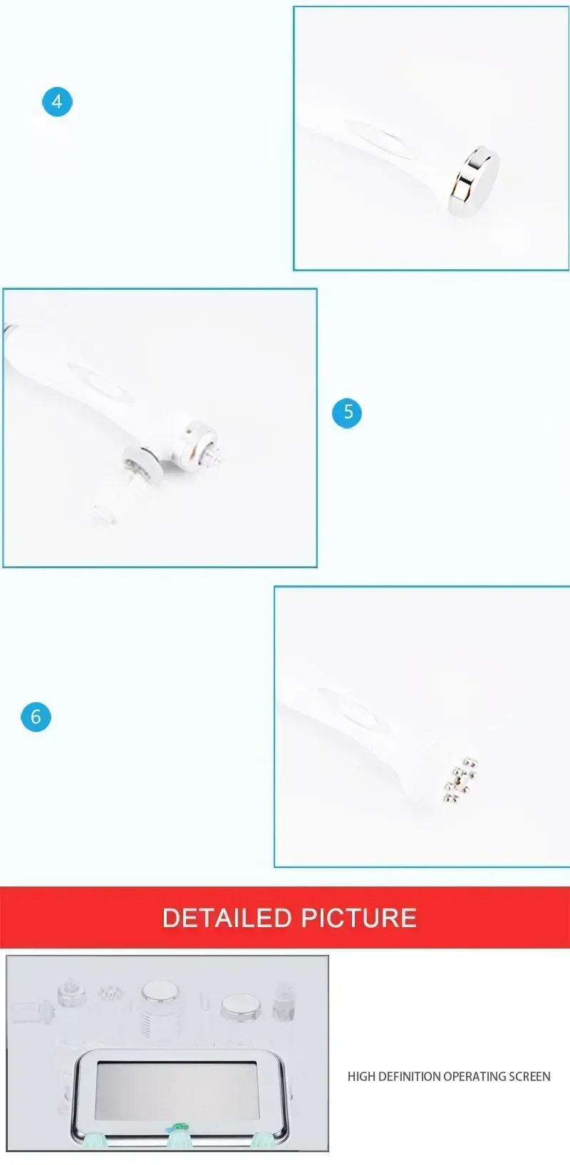 7 in1 Water Oxygen Jet Peel Hydro Beauty Skin Cleansing Hydro facial Machine Facial Machine Water Aqua Peeling for Home UseH2O2