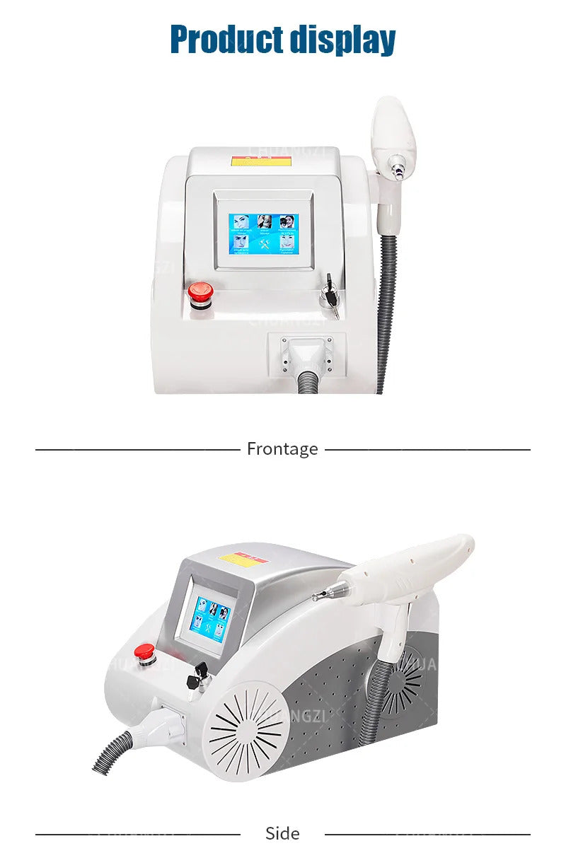 New Portable Q - switch Picosecond Nd: YAG 1064nm 532nm 1320nm Pull Tattoo Remover With Spot Beauty