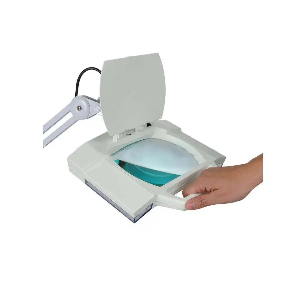 Salon 5X 36W Magnifier Glass Lamp Foldable L204 Magnifying Glass With Led Light for Beauty