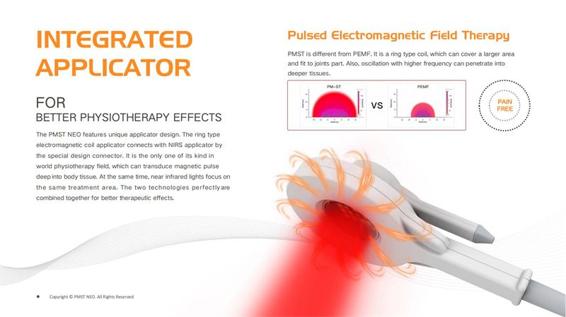 Clinic Magneto Pemf Pain Relief Infrared Magnetic Transduction Machine Therapy