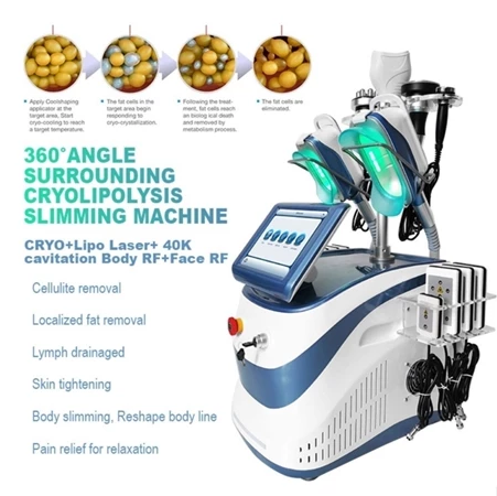360 Cryolipolyse Cellulite Reduction Cool-Body Sculpting Slimming Fat Freeze Cryolipolysis Machine
