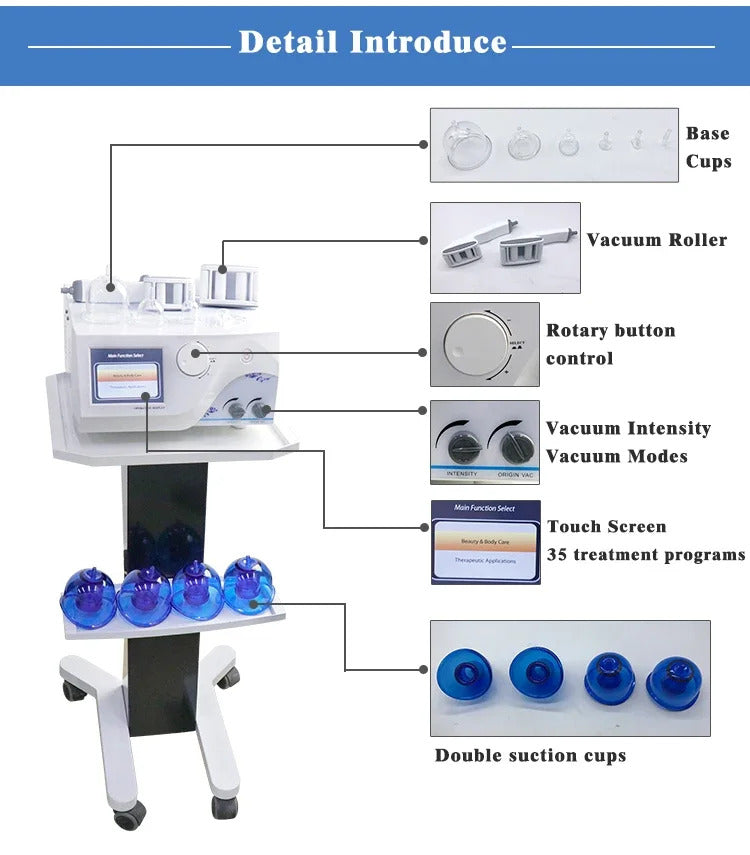 Newest Vacuum Roller Suction Fat Loss Machine SP2 Starvac Breast Enlargement Butt Enlargement Weight Loss Massager Machine