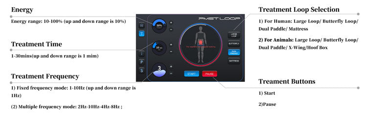 PEMF Rehabilitation and Recovery Joint Treatment Inflammation Relaxes PMST LOOP
