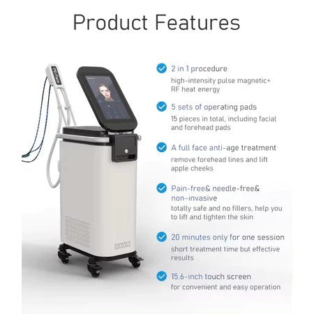 Hot sales PE-Face Ems RF Wrinkle Removal EM PE Face Lifting Beauty Machine For Salon